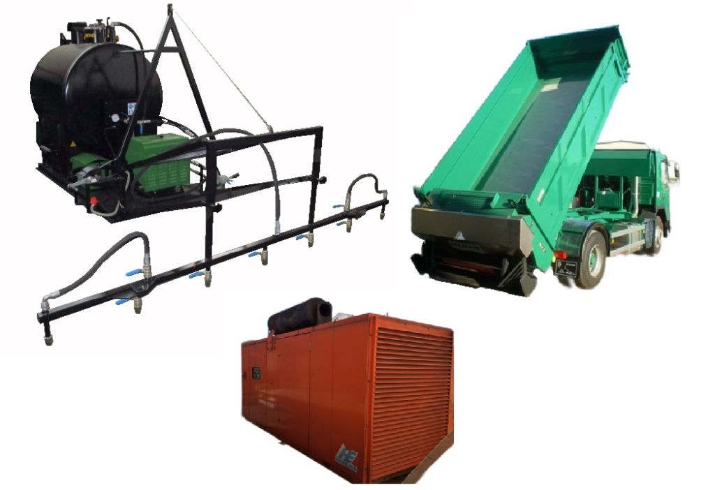GRAVEL - SPREADER - GENERATOR