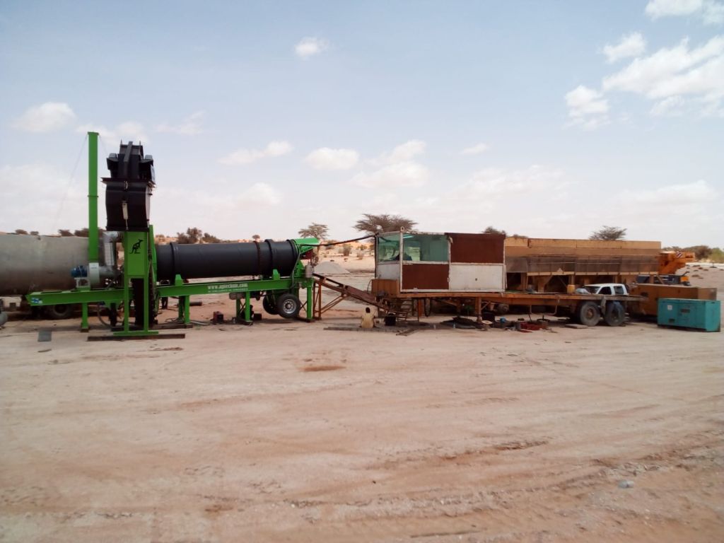 RETROFIT OF AN ASPHALT MIXING PLANT