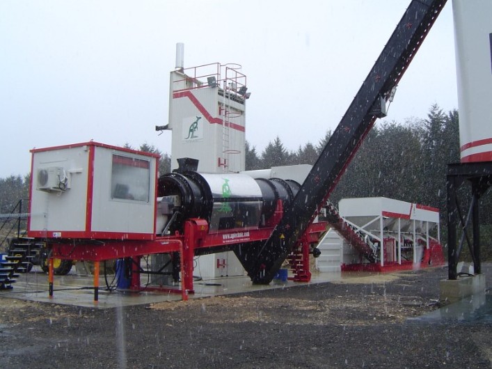 cold and hot asphalt plant