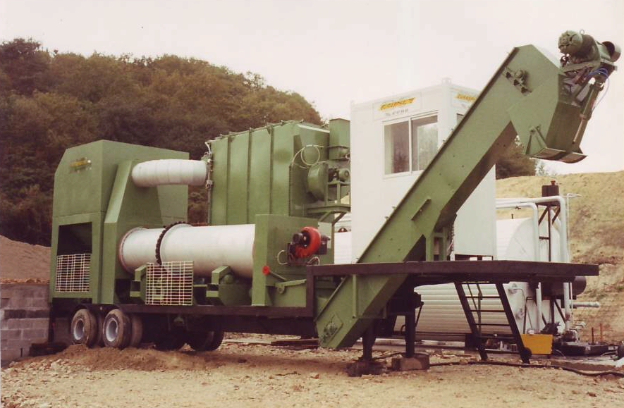 compact hot asphalt plant