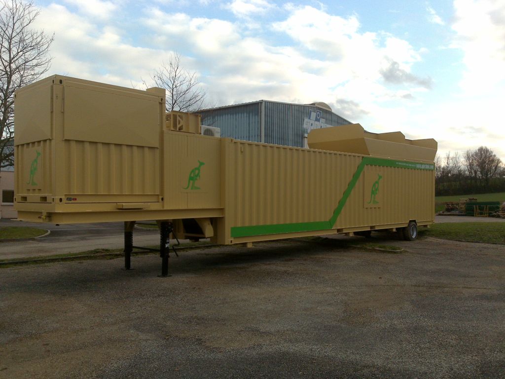 containerized hot asphalt plant