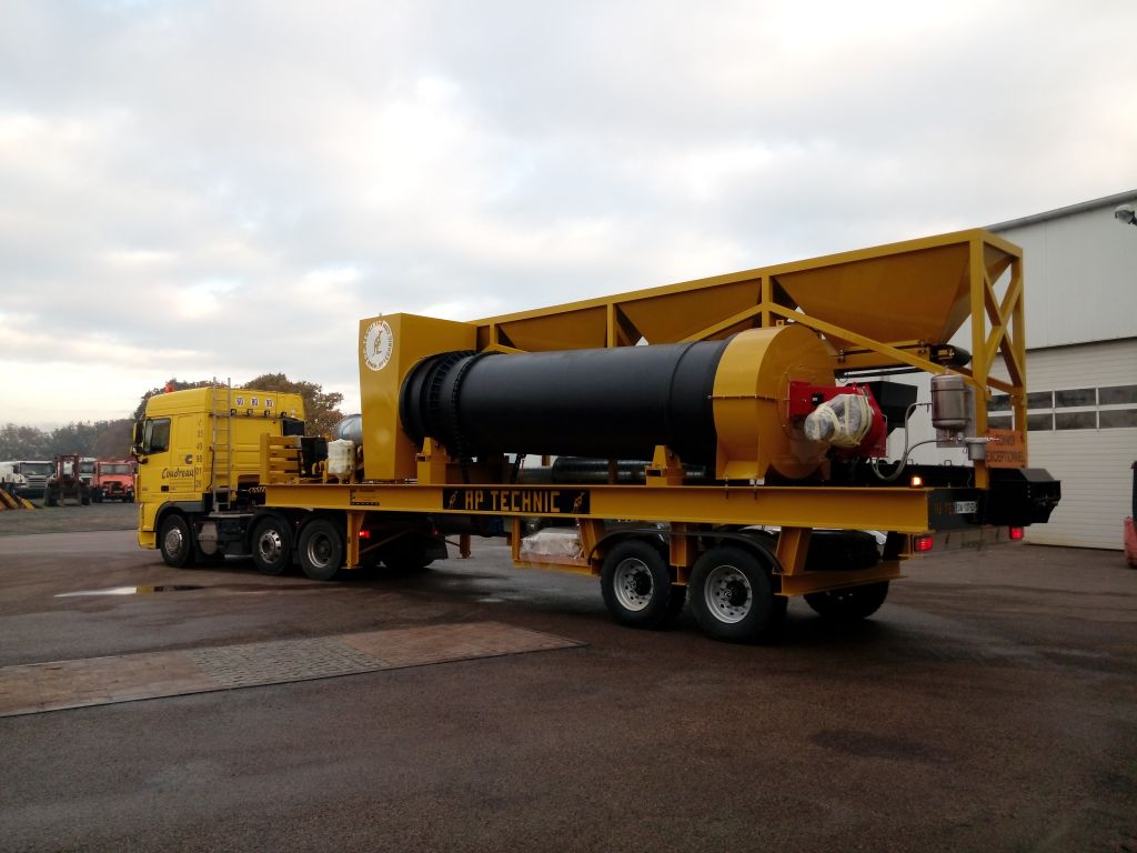 dryer drum asphalt plant