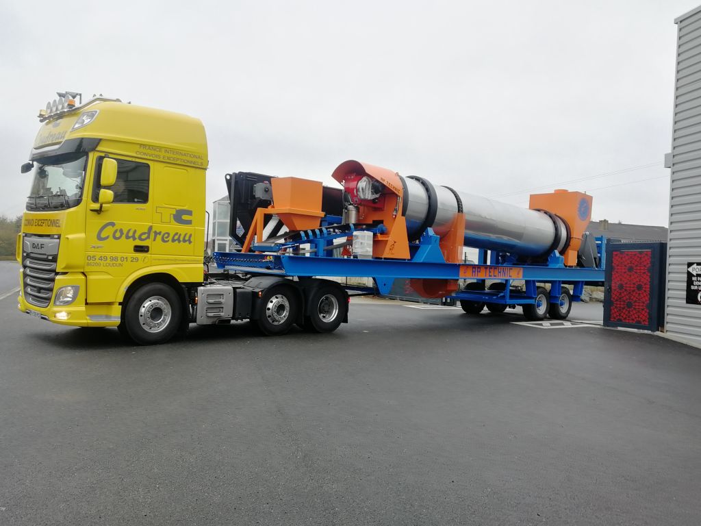 dryer drum asphalt plant